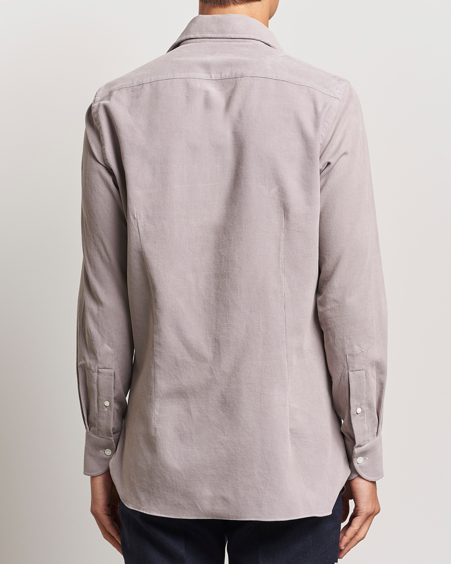 Men | Shirts | 100Hands | Japan Corduroy Shirt Aubergine