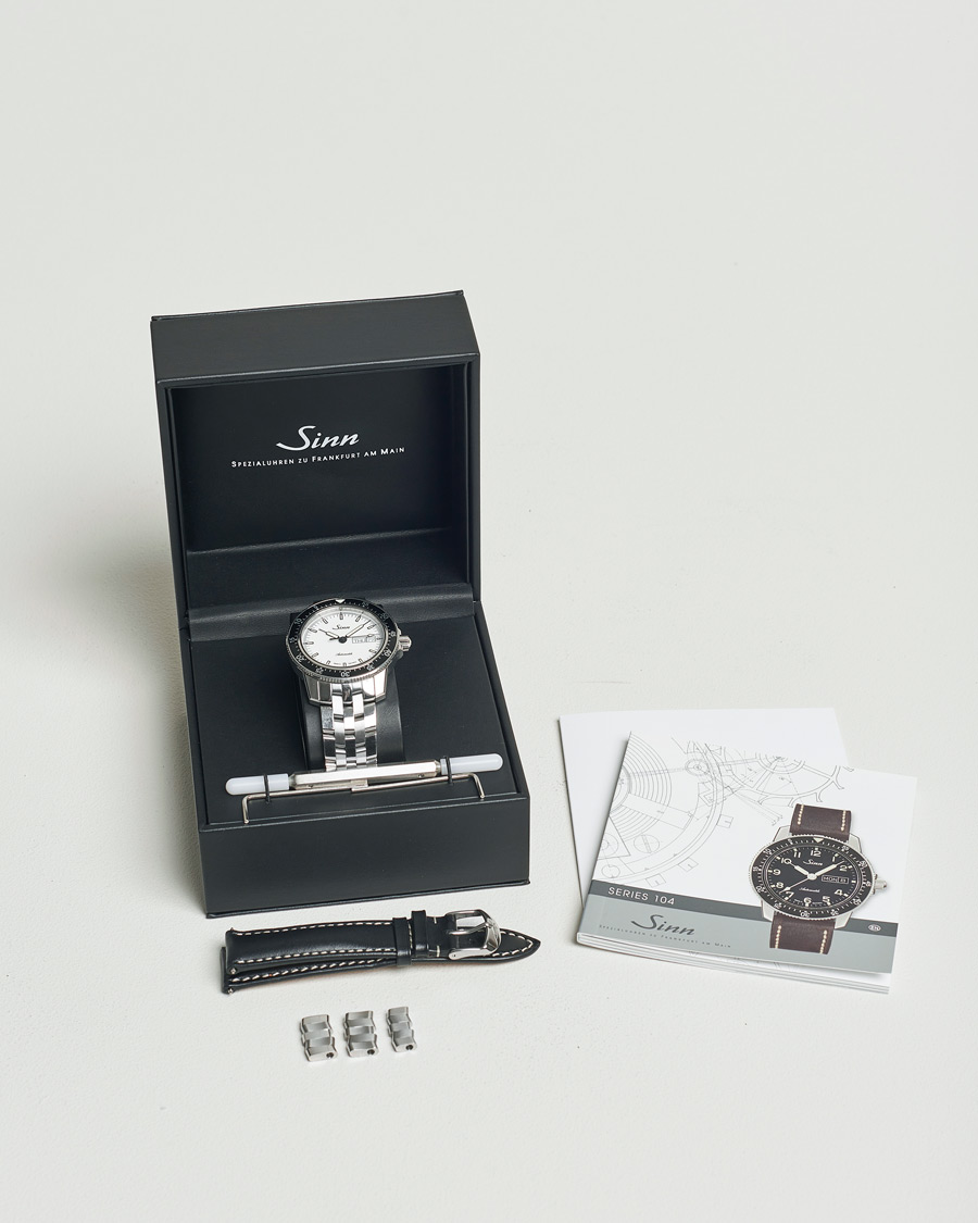 Men | Sinn Pre-Owned 104 I W Pilot Watch 41mm Silver | Sinn Pre-Owned | 104 I W Pilot Watch 41mm Silver