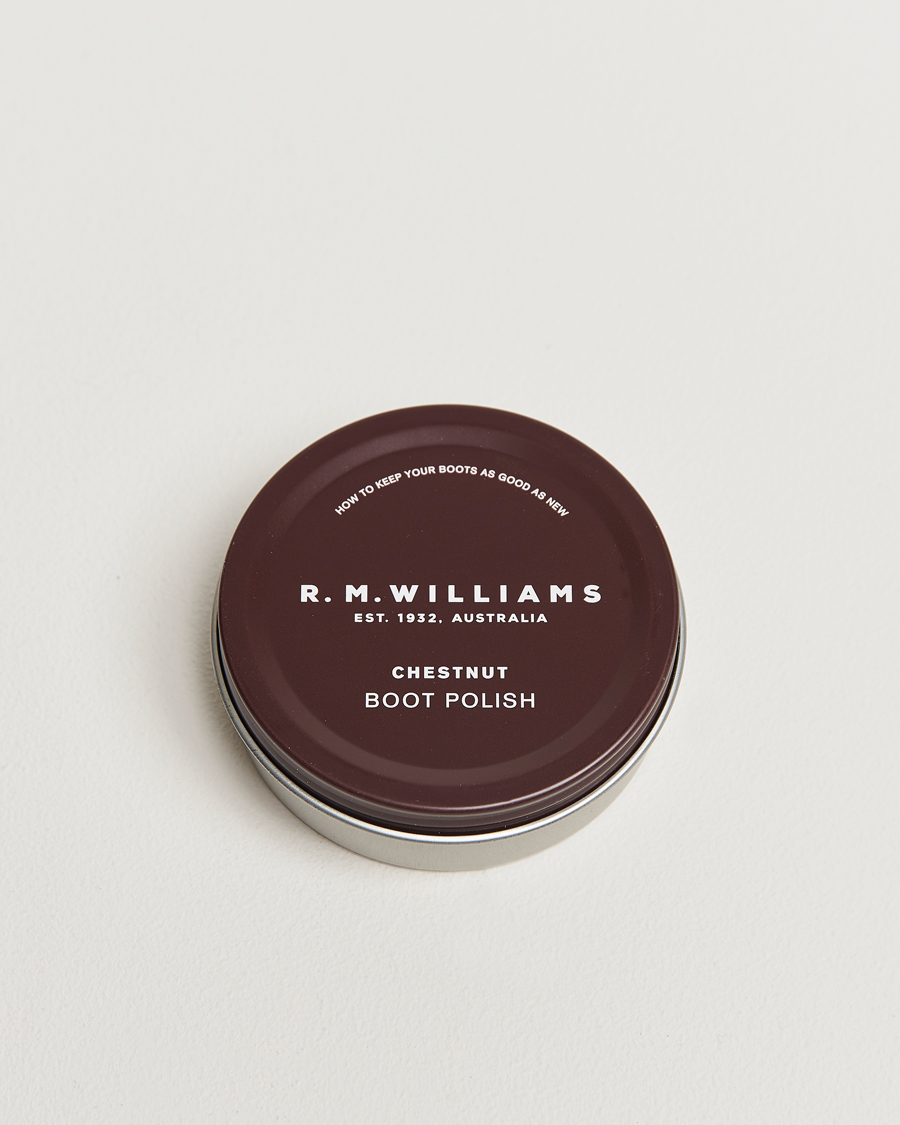 Men | Shoe Care | R.M.Williams | Stockman's Boot Polish 70ml Chestnut