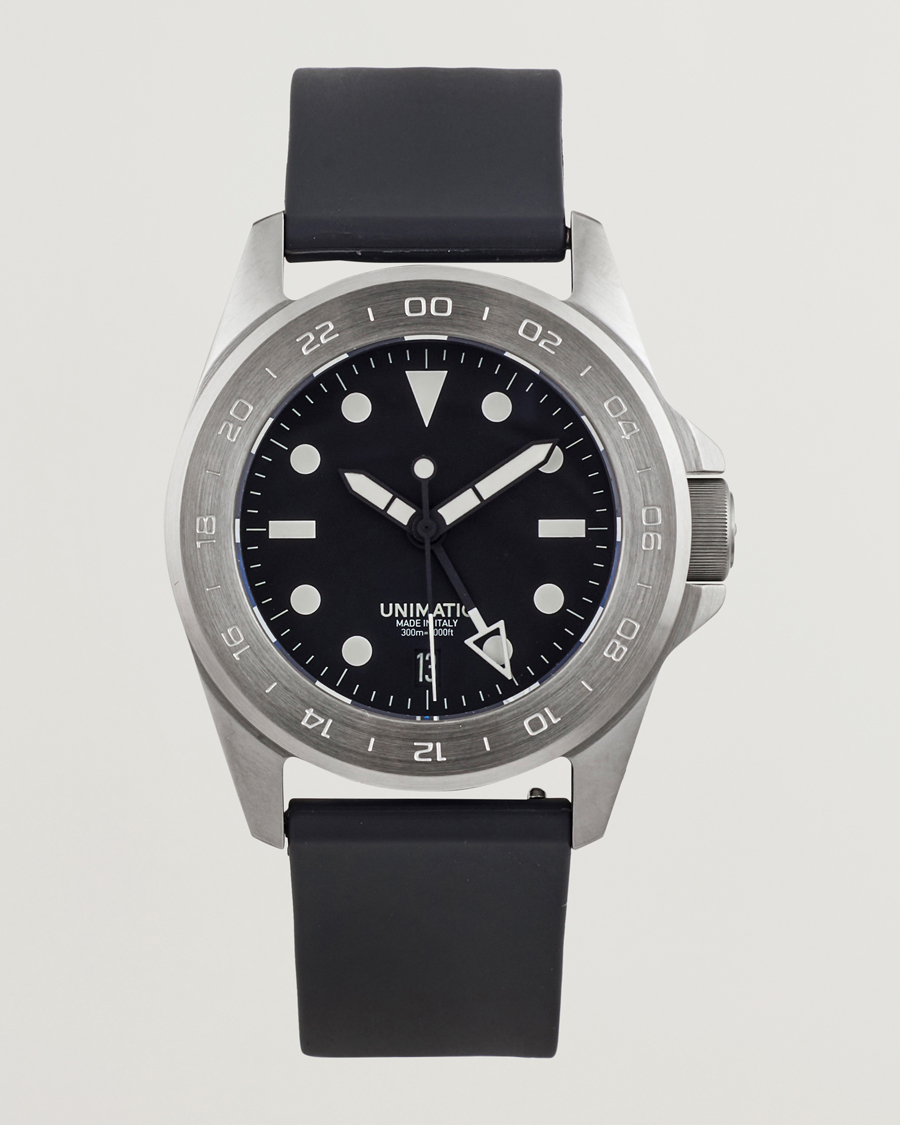 Men | UNIMATIC Modello Quattro GMT Limited Watch Black | UNIMATIC | Modello Quattro GMT Limited Watch Black