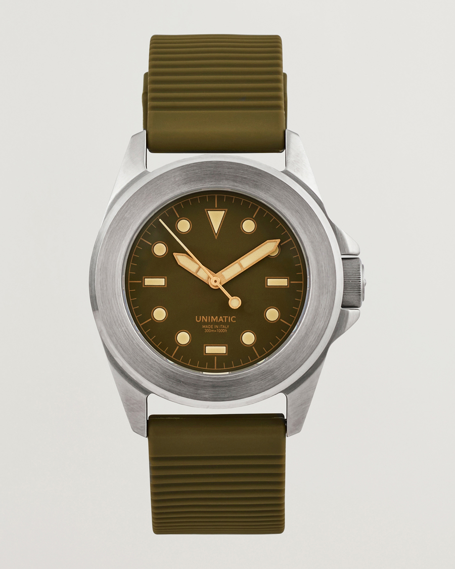 Men | UNIMATIC Modello Quattro - Limited Watch Olive | UNIMATIC | Modello Quattro - Limited Watch Olive
