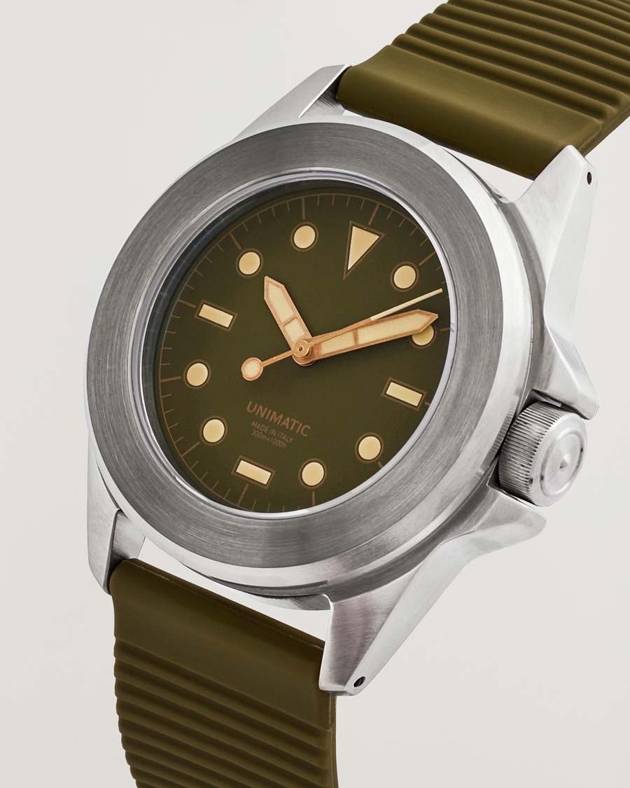 Men | UNIMATIC Modello Quattro - Limited Watch Olive | UNIMATIC | Modello Quattro - Limited Watch Olive