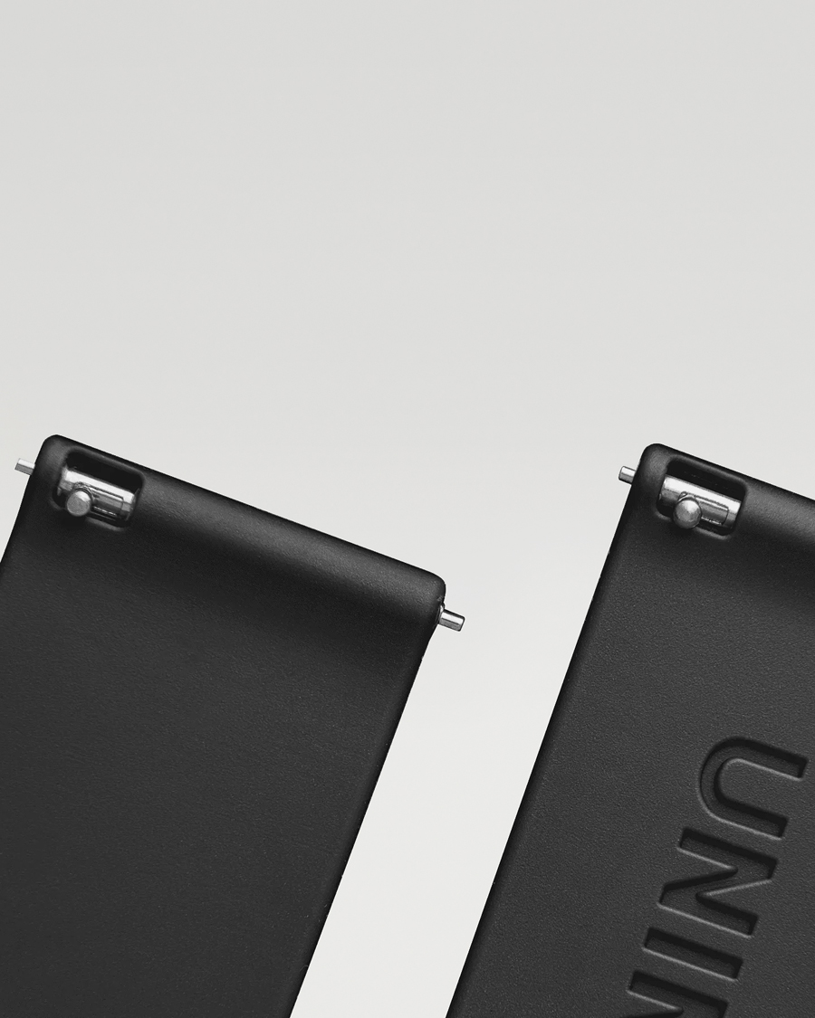 Men | Watch straps | UNIMATIC | TPU Quick Relese 22mm Strap Black