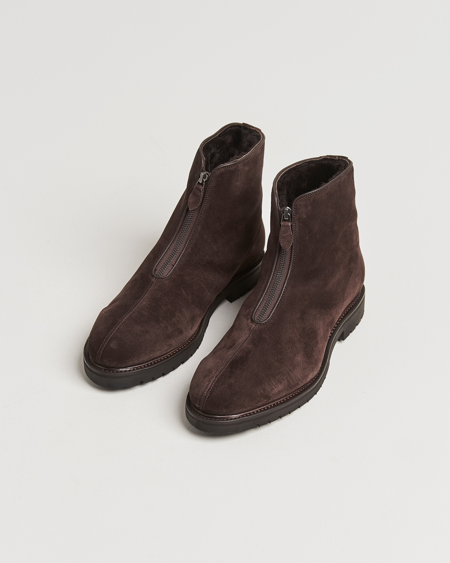 Men | Oscar Jacobson Mountain Boots Chocolate Brown | Oscar Jacobson | Mountain Boots Chocolate Brown