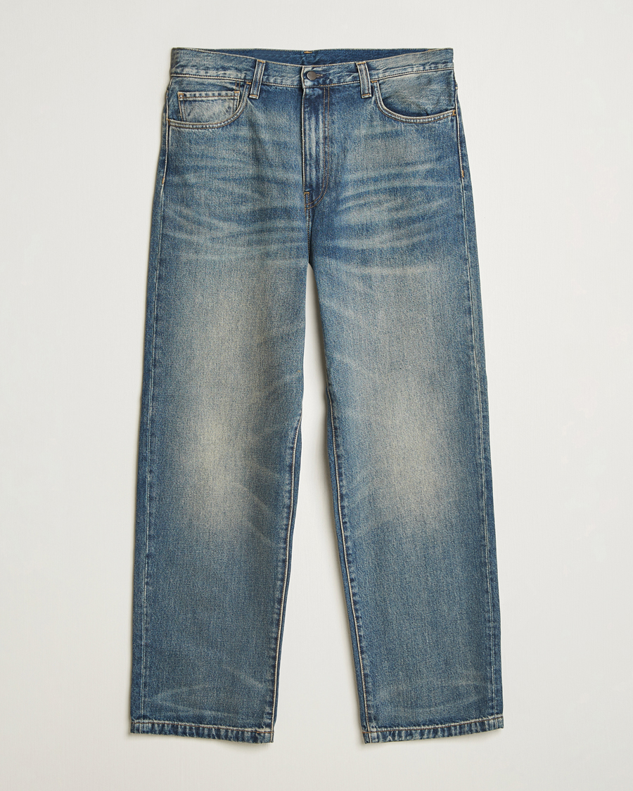 Men | Jeans | Carhartt WIP | Landon Pant Smith Denim Blue Worn