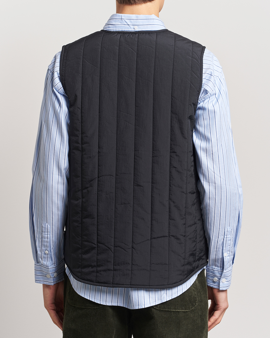 Men | Gilets | LES DEUX | Martin Nylon Paded Vest Black