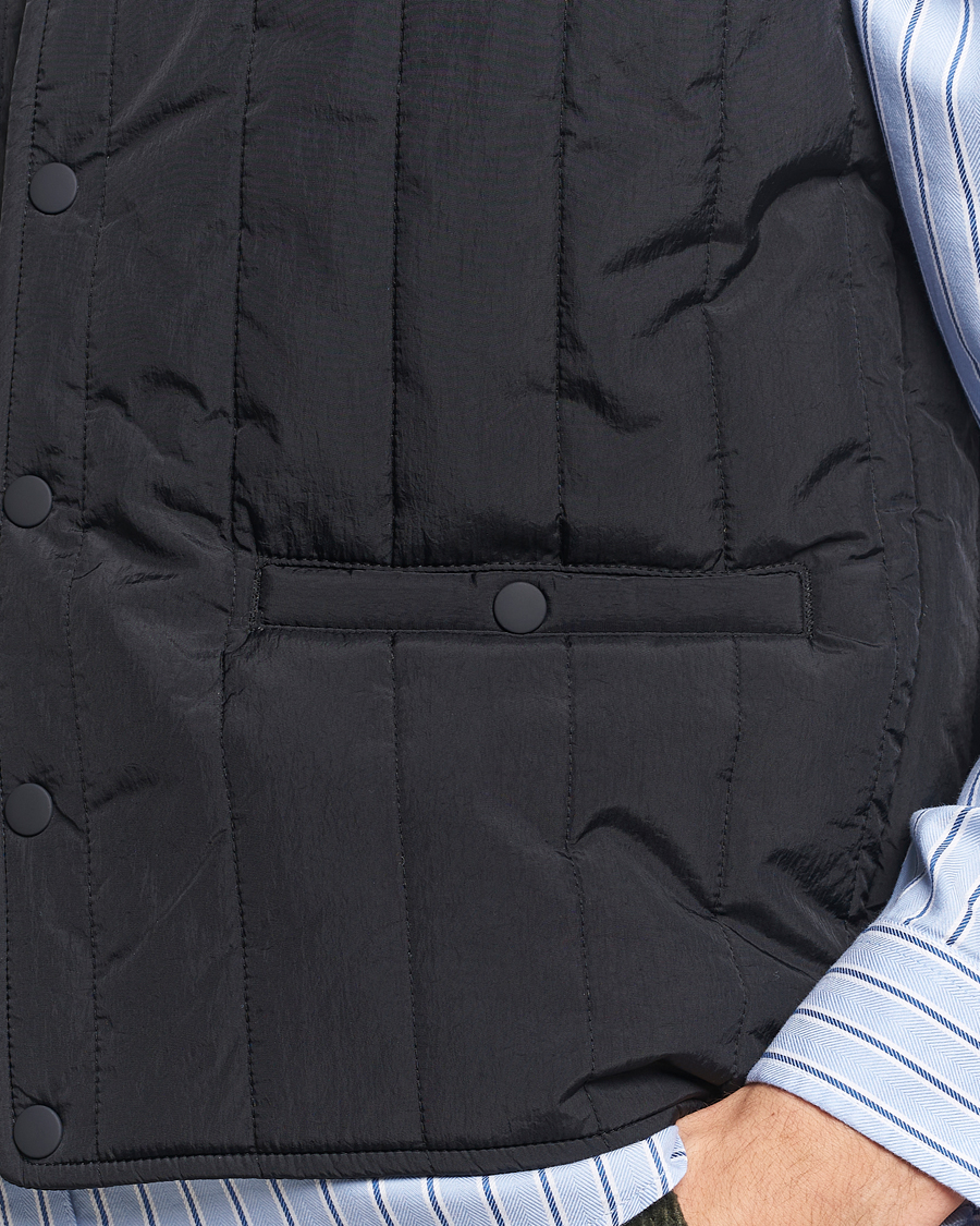 Men | Gilets | LES DEUX | Martin Nylon Paded Vest Black