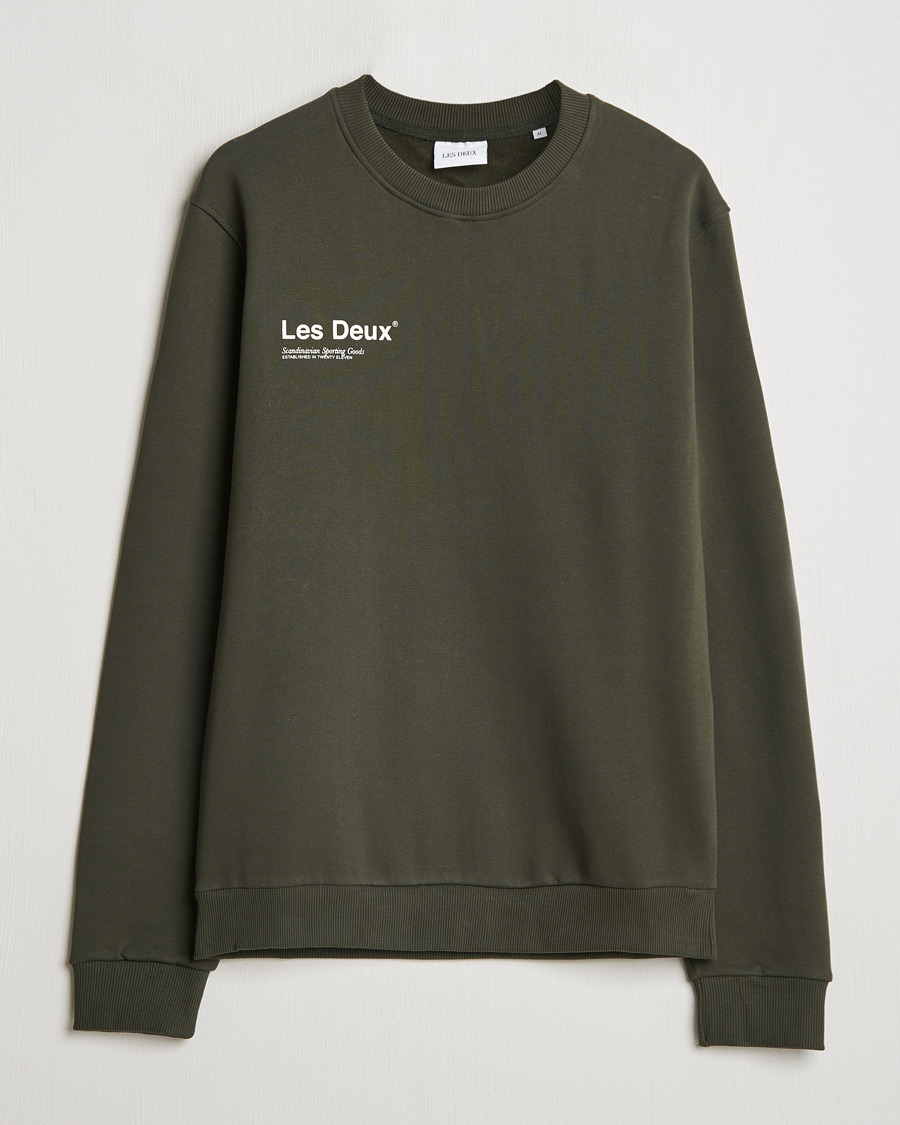 Men | Sweaters & Knitwear | LES DEUX | Brody Printed Sweatshirt 2.0 Rosin