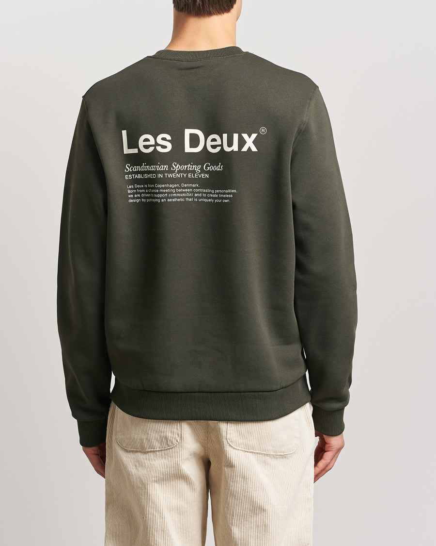 Men | Sweaters & Knitwear | LES DEUX | Brody Printed Sweatshirt 2.0 Rosin