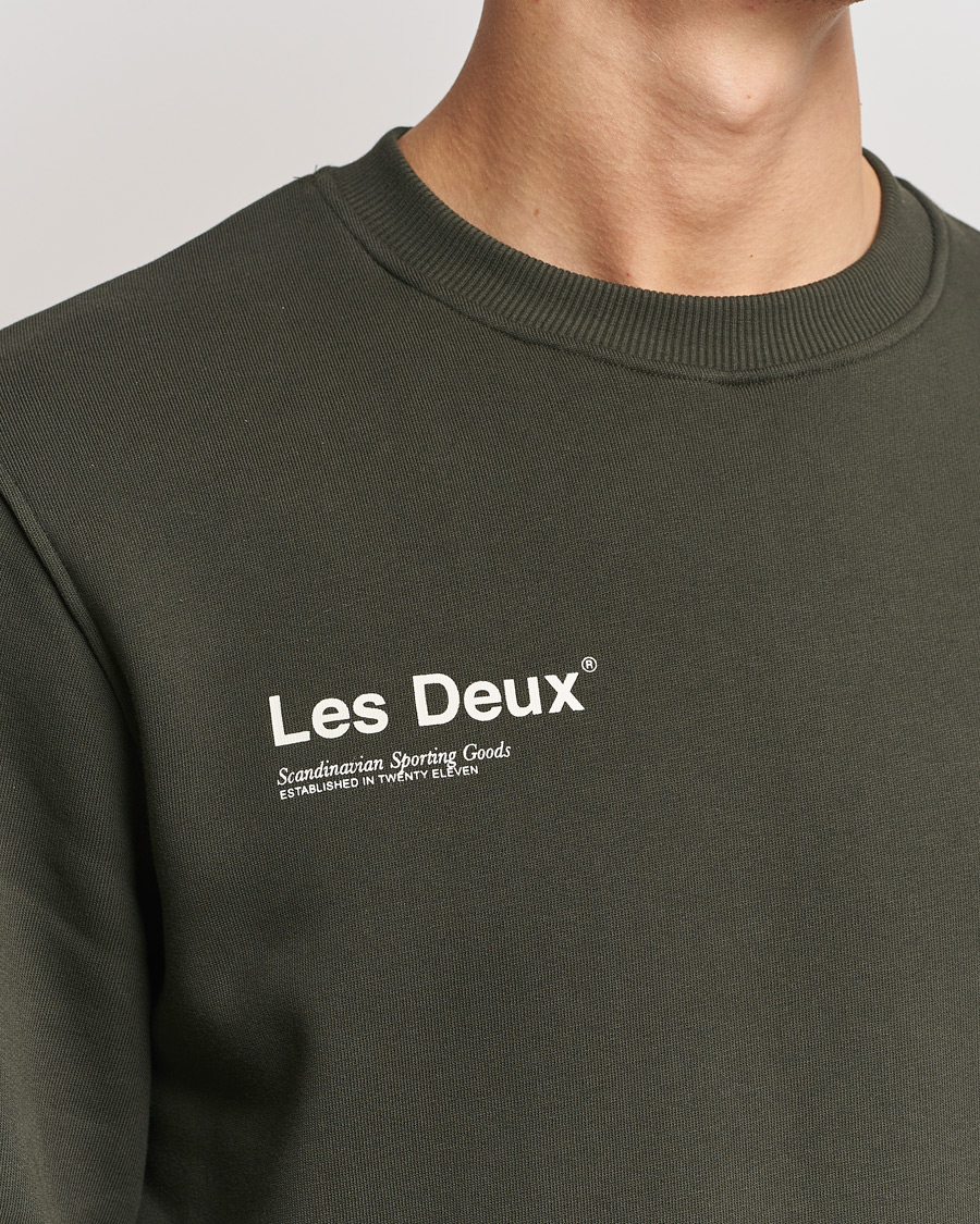 Men | Sweaters & Knitwear | LES DEUX | Brody Printed Sweatshirt 2.0 Rosin