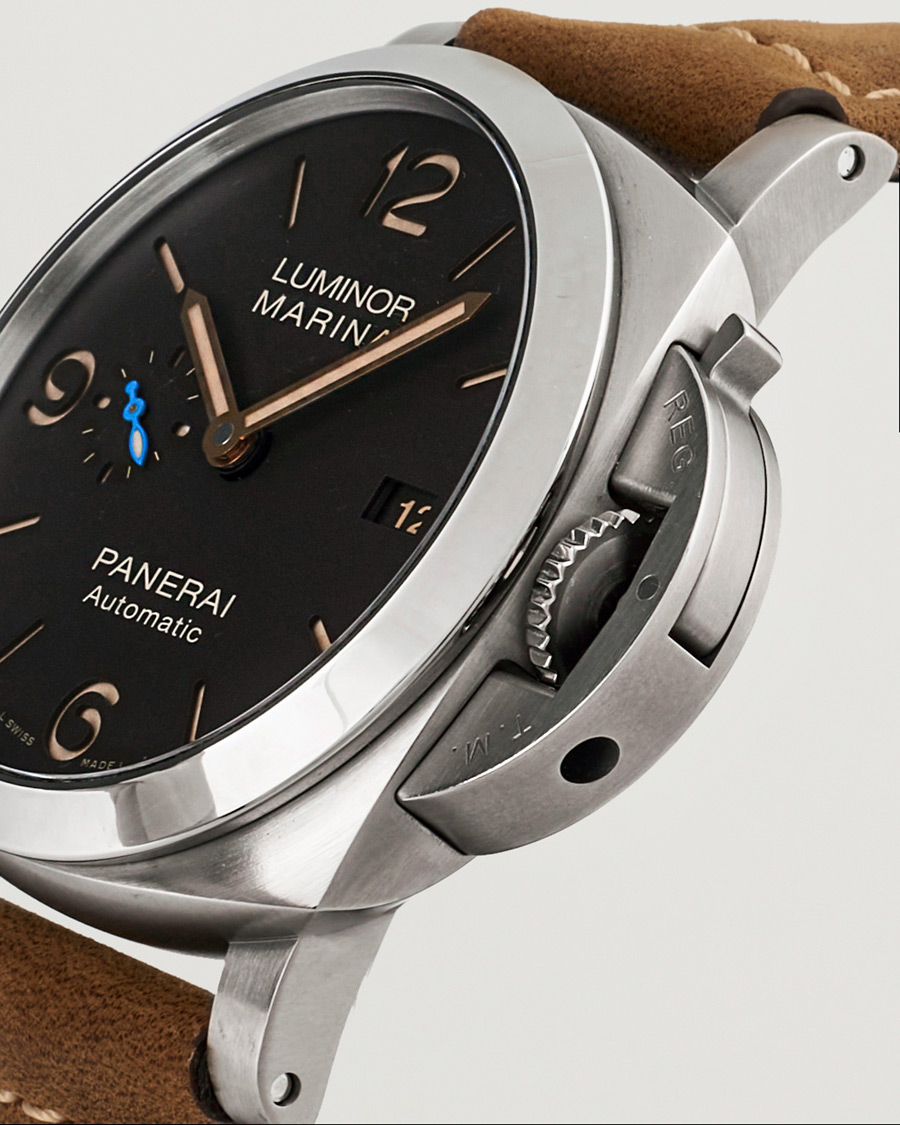 Men | Panerai Pre-Owned Luminor Marina PAM01351 Silver | Panerai Pre-Owned | Luminor Marina PAM01351 Silver