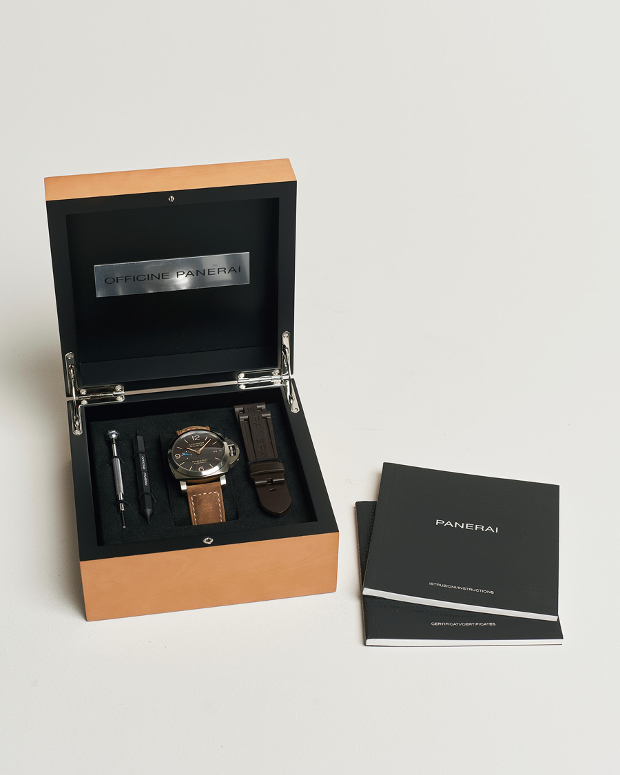 Men | Panerai Pre-Owned Luminor Marina PAM01351 Silver | Panerai Pre-Owned | Luminor Marina PAM01351 Silver