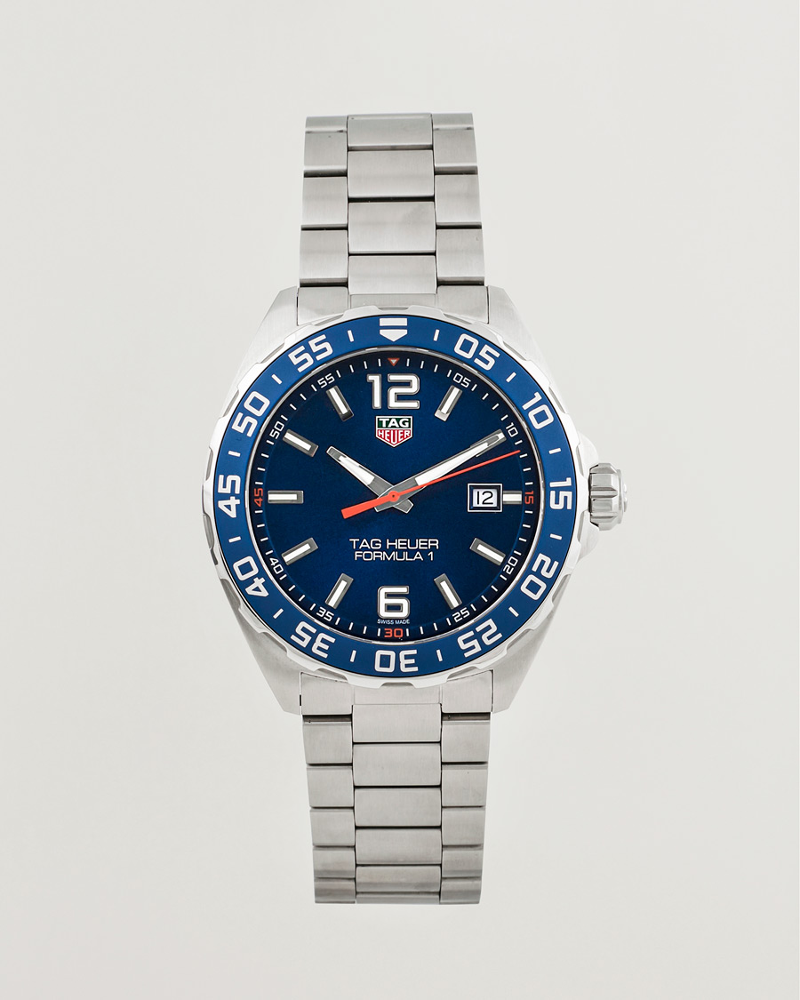 Men | Tag Heuer Pre-Owned Formula 1 WAZ1010 Silver | Tag Heuer Pre-Owned | Formula 1 WAZ1010 Silver