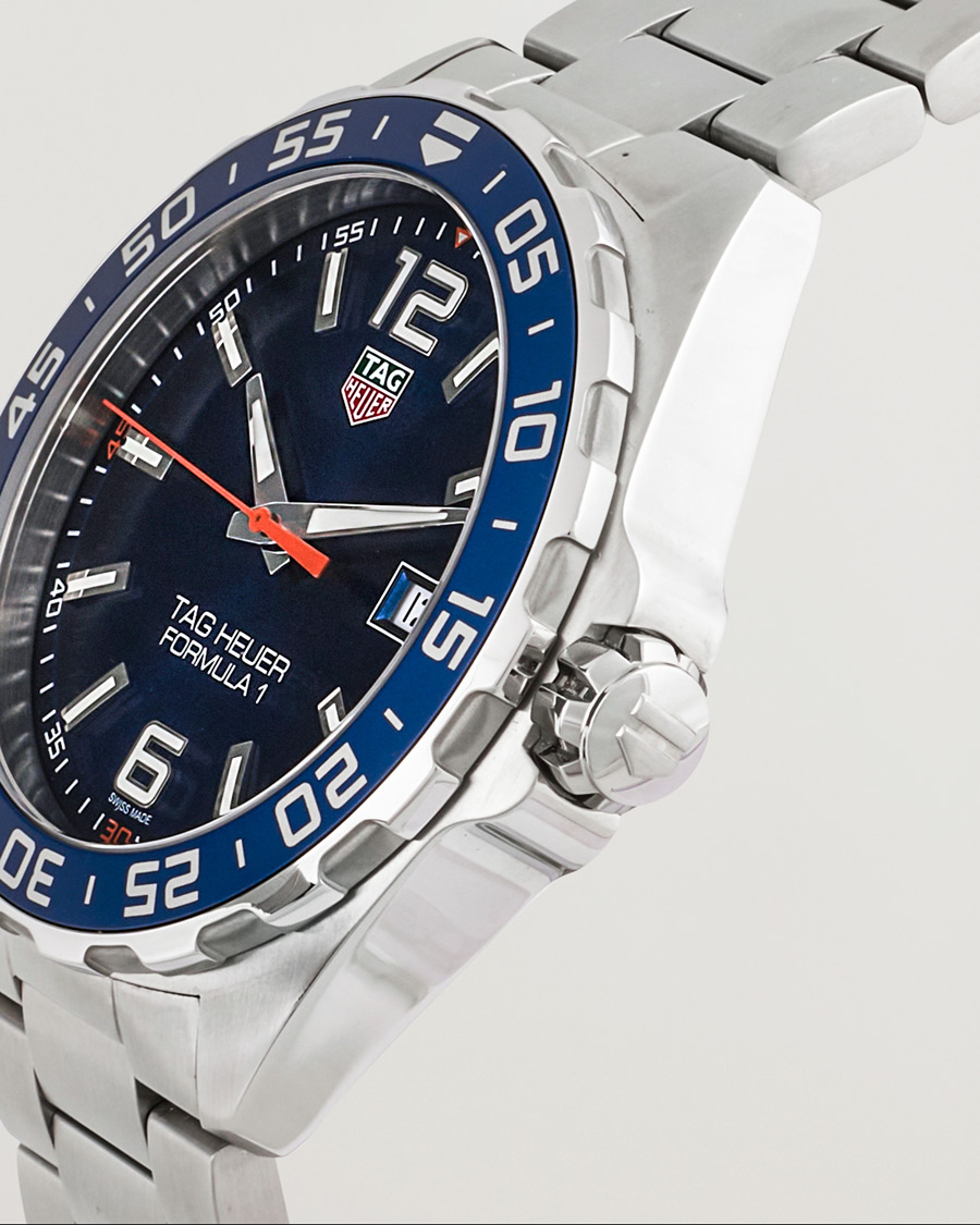 Men | Tag Heuer Pre-Owned Formula 1 WAZ1010 Silver | Tag Heuer Pre-Owned | Formula 1 WAZ1010 Silver