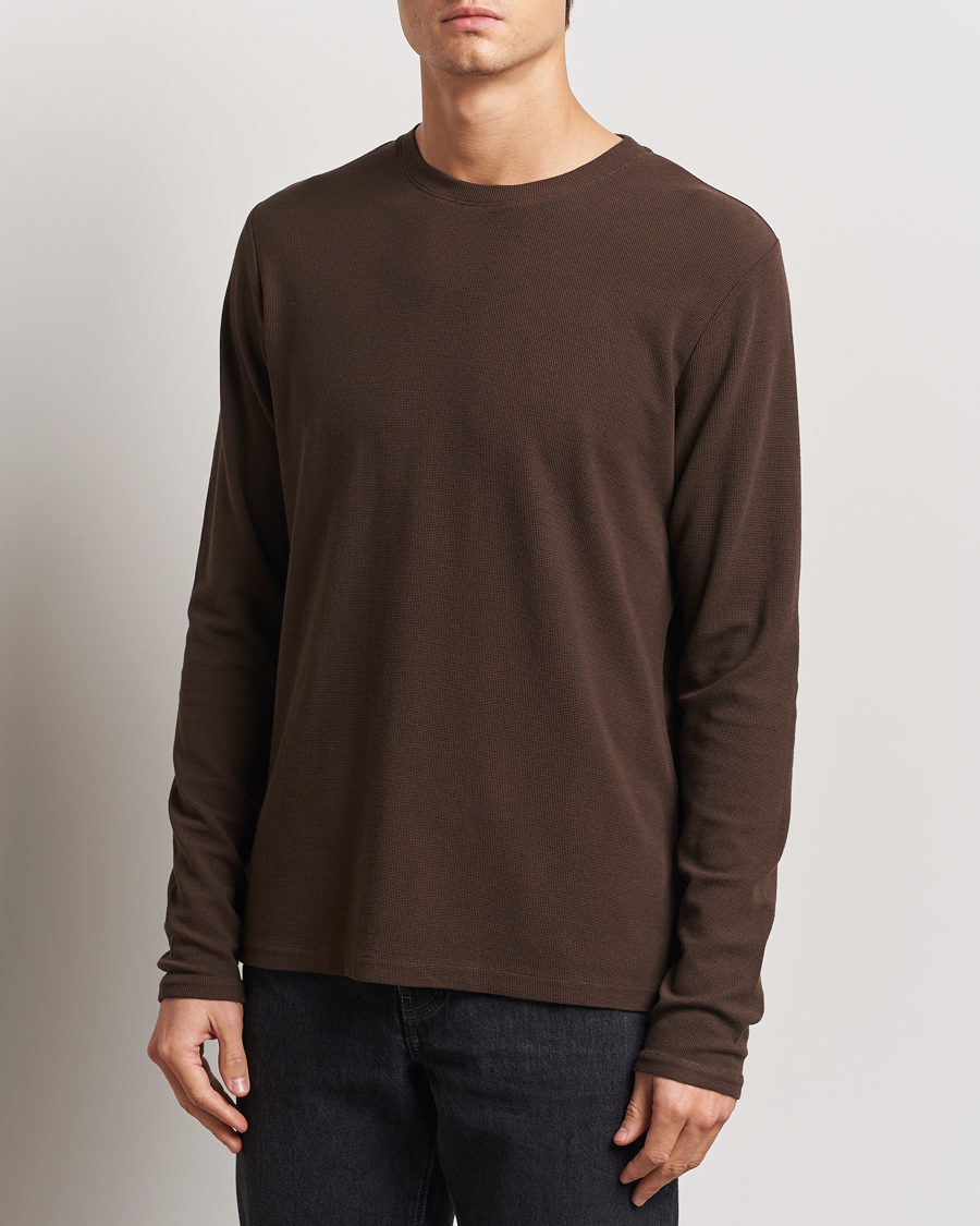 Men | Sweaters & Knitwear | NN07 | Clive Knitted Sweater Demitasse Brown