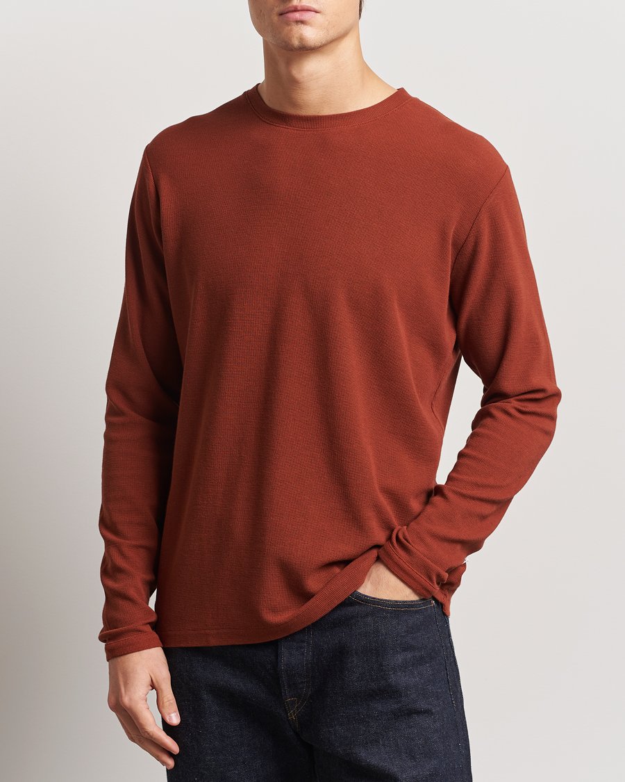 Men | Sweaters & Knitwear | NN07 | Clive Knitted Sweater Rust Red