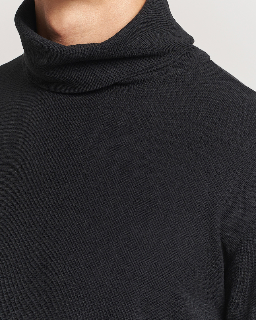 Men | Sweaters & Knitwear | NN07 | Clive Rollneck Black