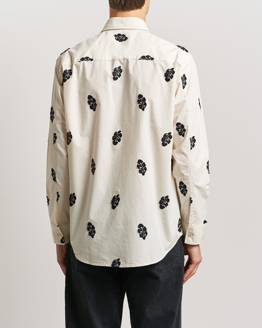 Men | Shirts | NN07 | Freddy Printed Cotton Shirt Ivory