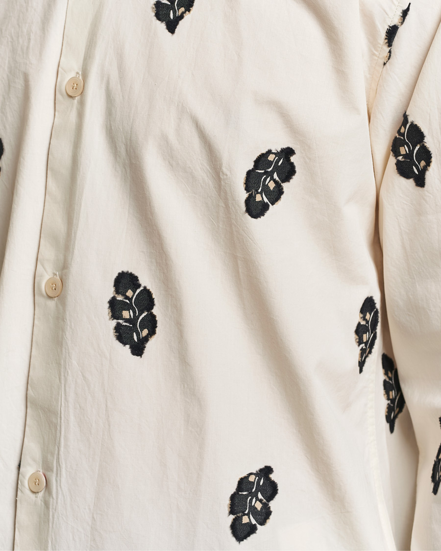 Men | Shirts | NN07 | Freddy Printed Cotton Shirt Ivory