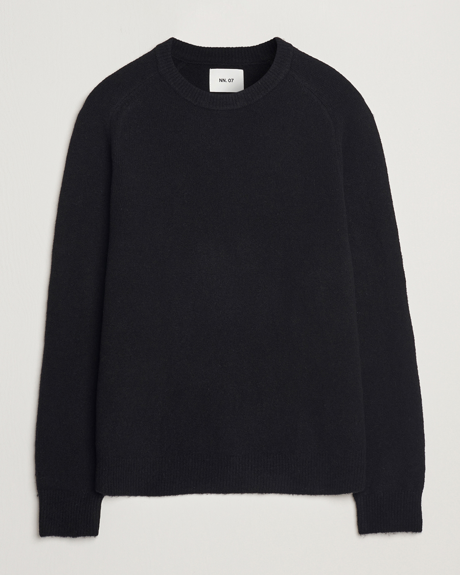 Men | Sweaters & Knitwear | NN07 | John Wool Knitted Sweater Black