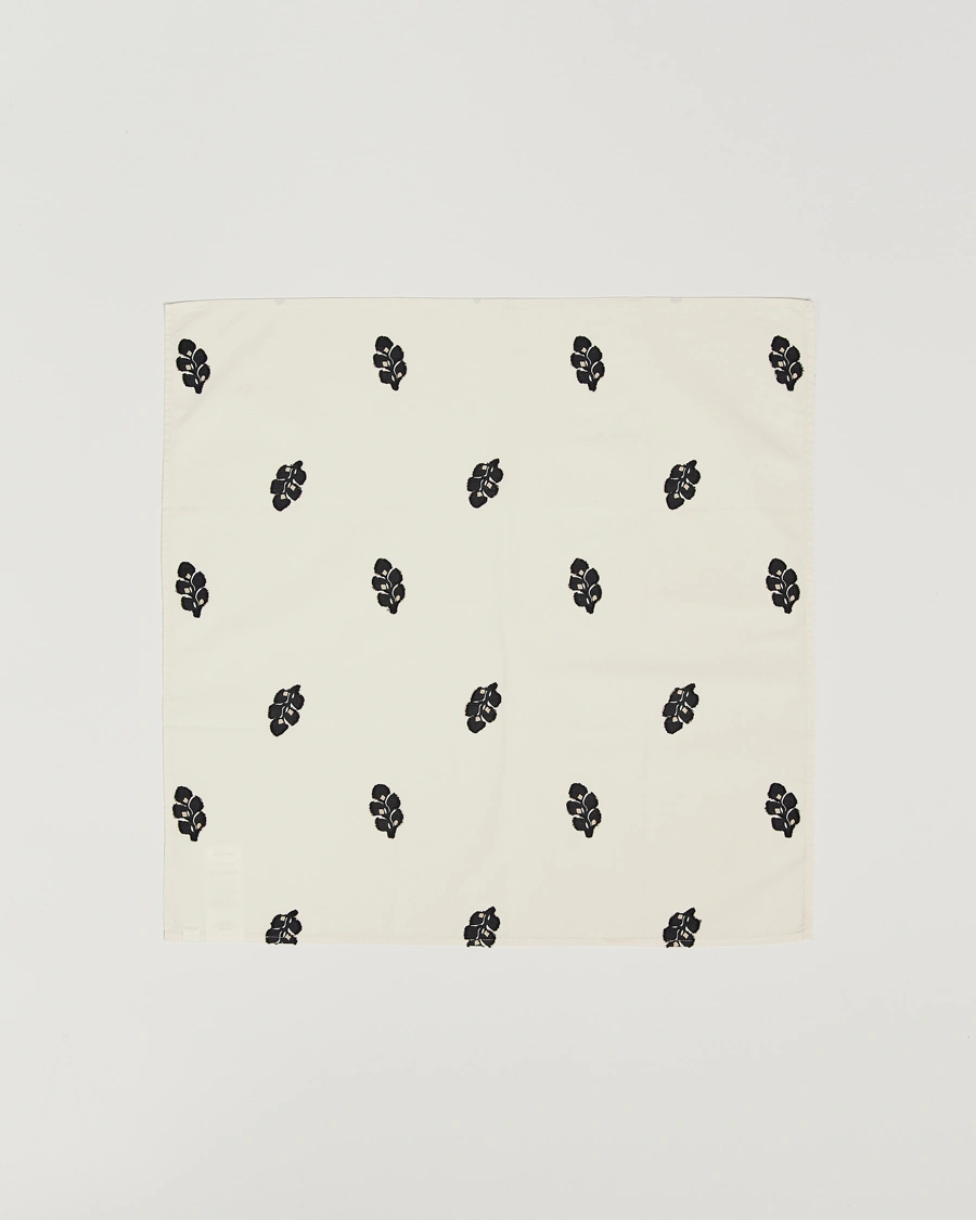 Men | Dress Scarves | NN07 | Jacquard Woven Printed Bandana Ivory