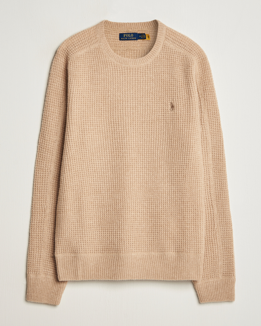 Men | Sweaters & Knitwear | Polo Ralph Lauren | Wool/Alpaca Knitted Sweater Dune Melange