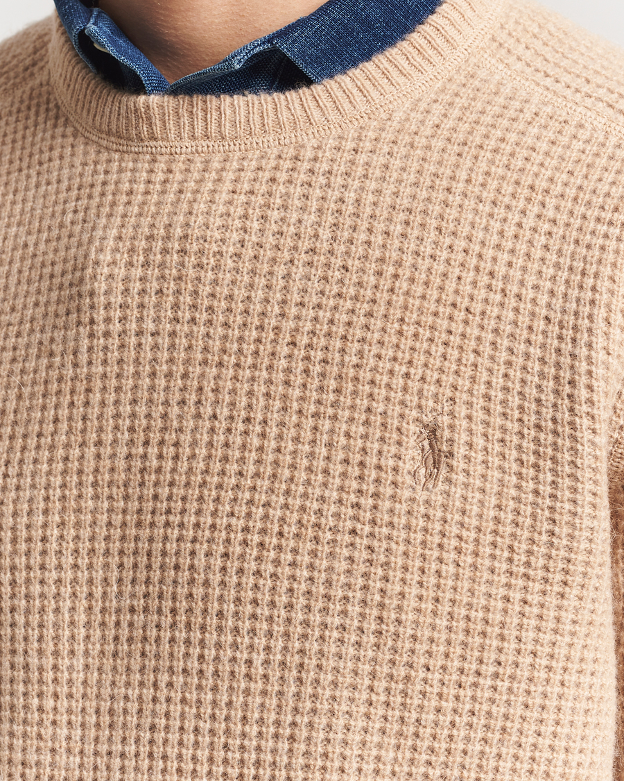 Men | Sweaters & Knitwear | Polo Ralph Lauren | Wool/Alpaca Knitted Sweater Dune Melange