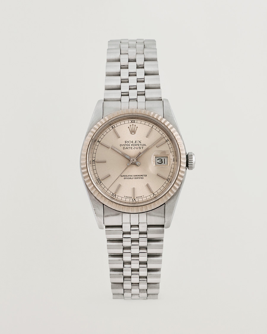Men | Rolex Pre-Owned Datejust 16234 Silver | Rolex Pre-Owned | Datejust 16234 Silver