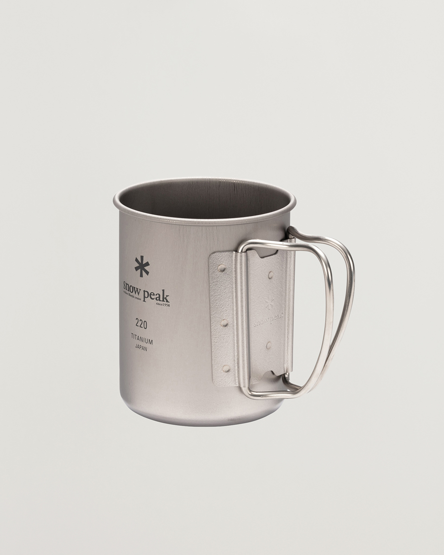 Men | Outdoor living | Snow Peak | Single Wall Mug 220 Titanium