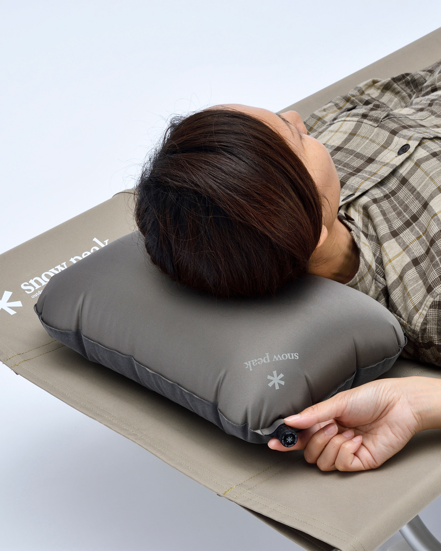 Men | Outdoor living | Snow Peak | Stretch Pillow Grey
