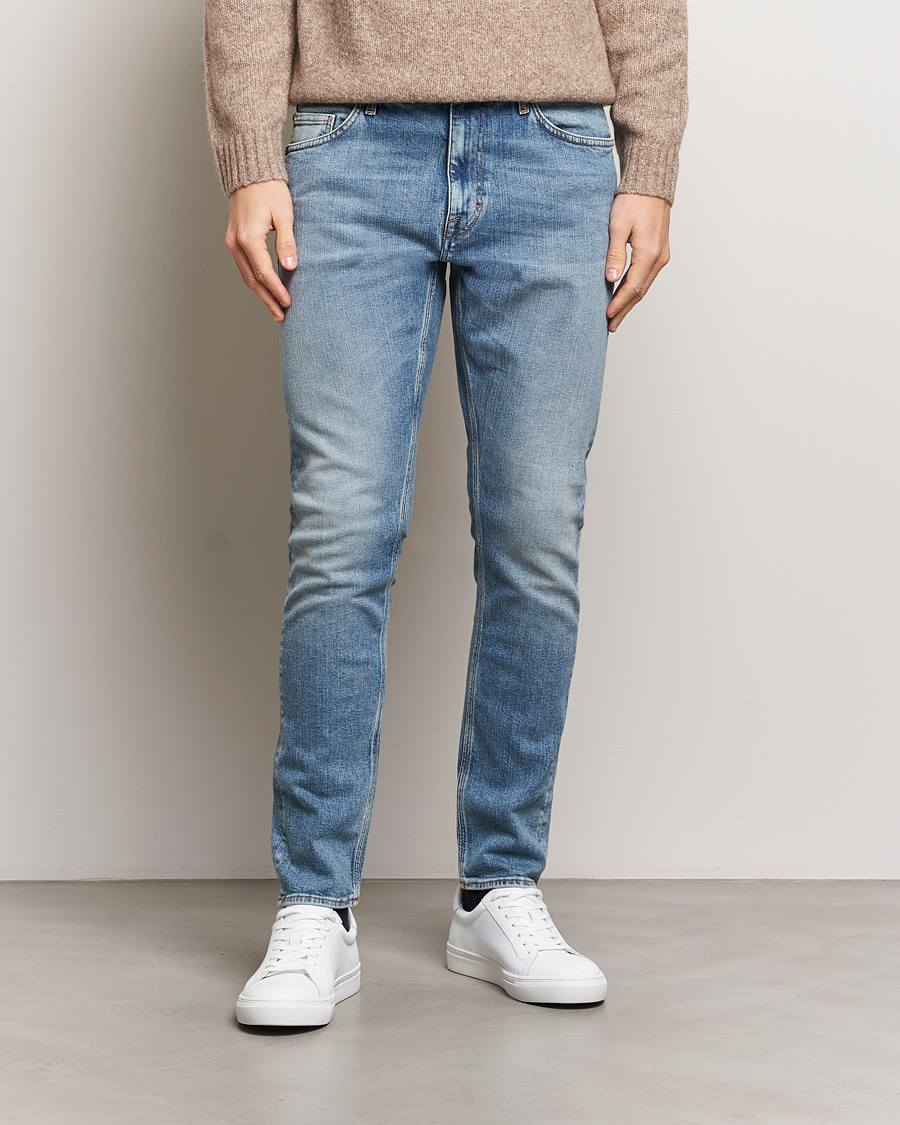 Men | Jeans | Tiger of Sweden | Pistolero Stretch Cotton Jeans 3 Year Vintage Blue