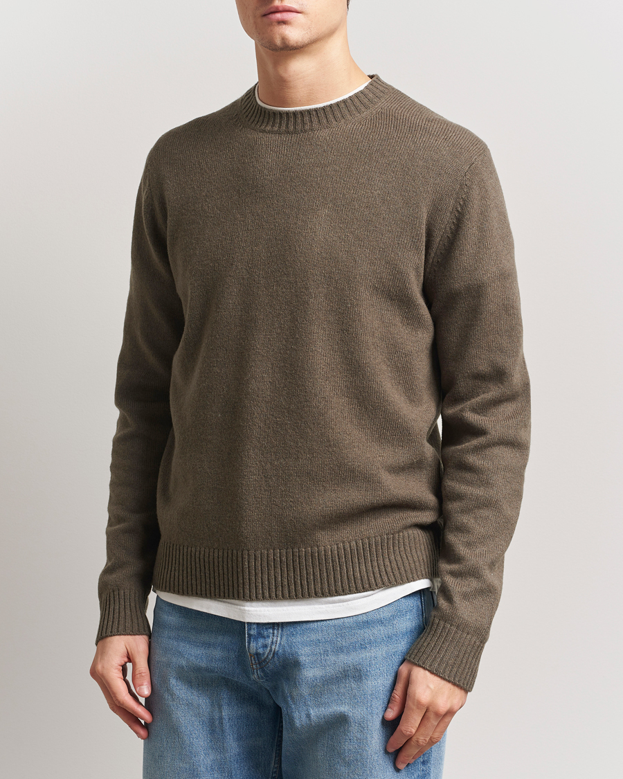 Men | Sweaters & Knitwear | Samsøe Samsøe | Sylli Wool Crew Neck Bungee Cord