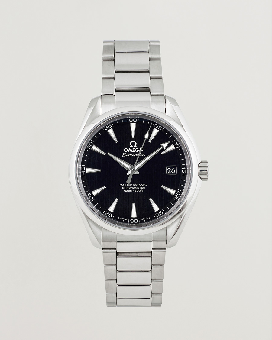 Men | Omega Pre-Owned Seamaster Aqua Terra Silver | Omega Pre-Owned | Seamaster Aqua Terra Silver