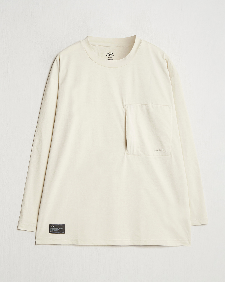 Men | T-Shirts | Oakley | FGL Scratch Long Sleeve T-Shirt Bone