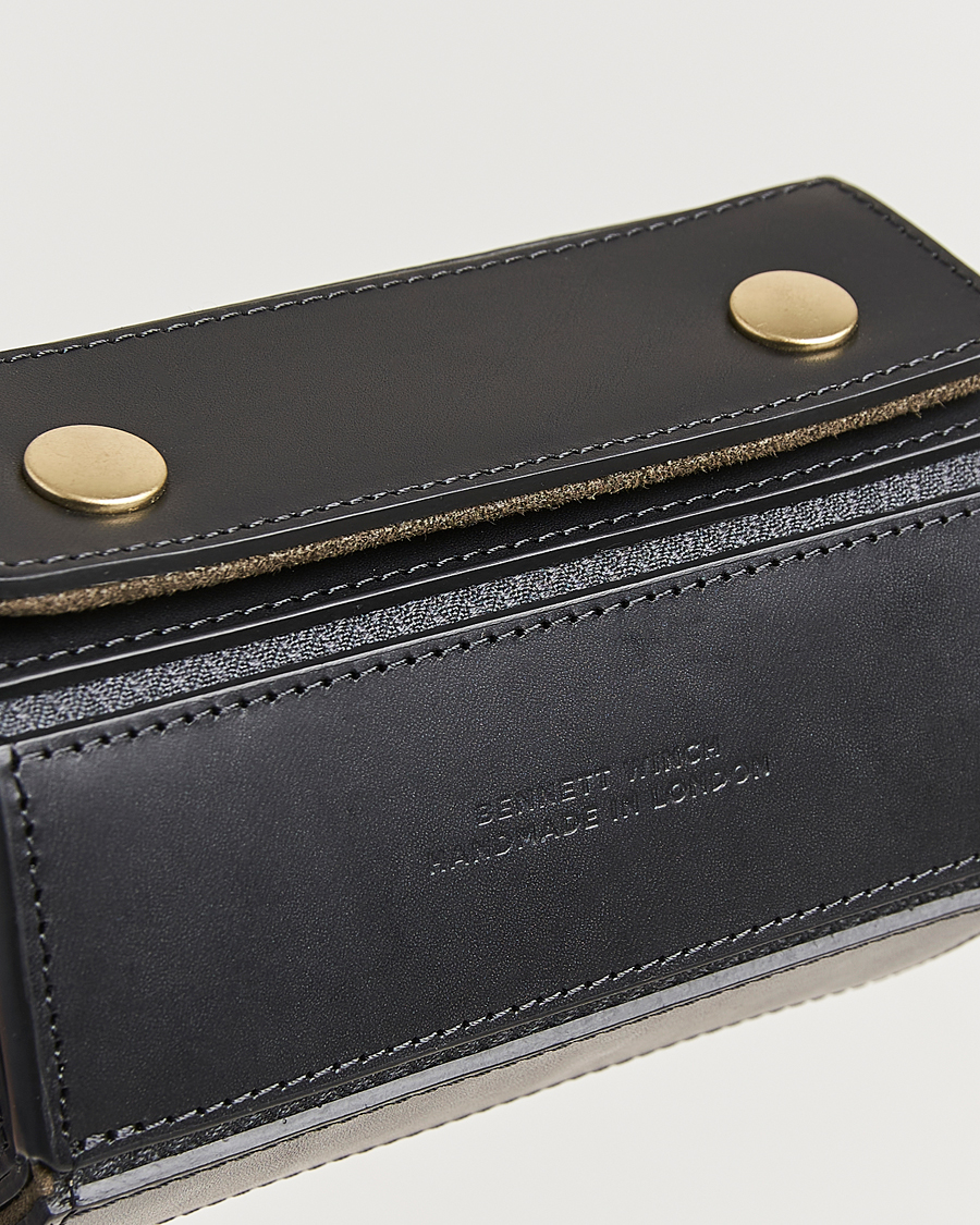 Men | Watch winders & boxes | Bennett Winch | Double Watch Roll Black