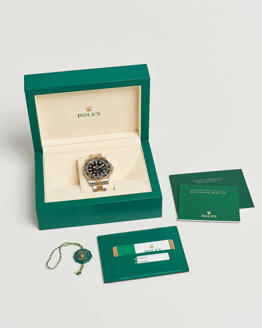 Men | Rolex Pre-Owned GMT-Master II 116713LN Silver | Rolex Pre-Owned | GMT-Master II 116713LN Silver