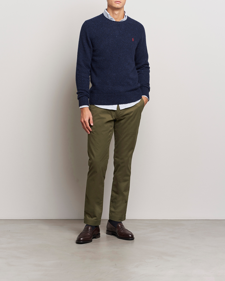 Men | Trousers | Polo Ralph Lauren | Hudson Slim Fit Stretch Chinos Canopy Olive