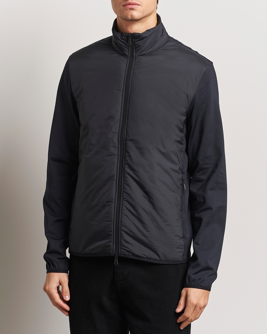 Men | Coats & Jackets | J.Lindeberg | Davida Hybrid Jacket Black