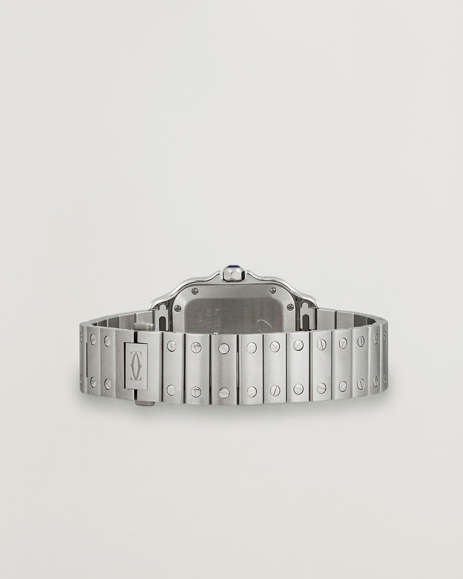 Men | Cartier Pre-Owned Santos De Cartier WSSA0029 Silver | Cartier Pre-Owned | Santos De Cartier WSSA0029 Silver