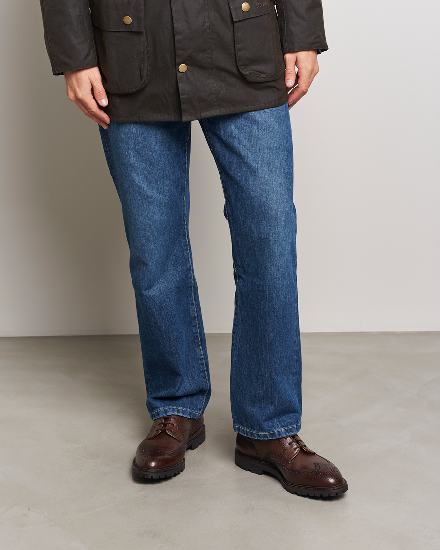 Men | Brogues | Crockett & Jones x Tärnsjö Garveri | Crockett & Jones Pembroke Milled Grain Vibram Dark Brown
