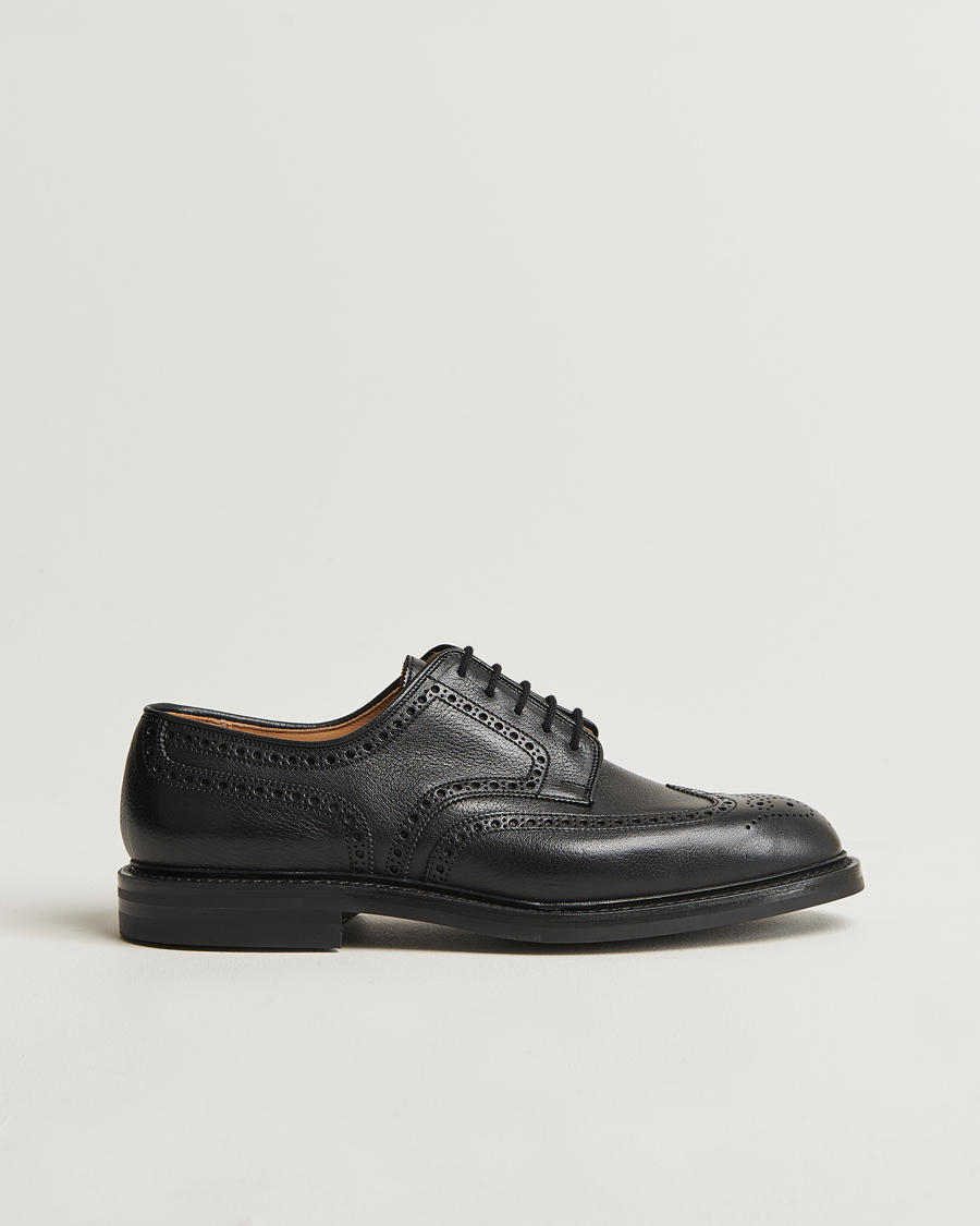 Men | Crockett & Jones Pembroke Milled Grain Dainite Black | Crockett & Jones | Pembroke Milled Grain Dainite Black