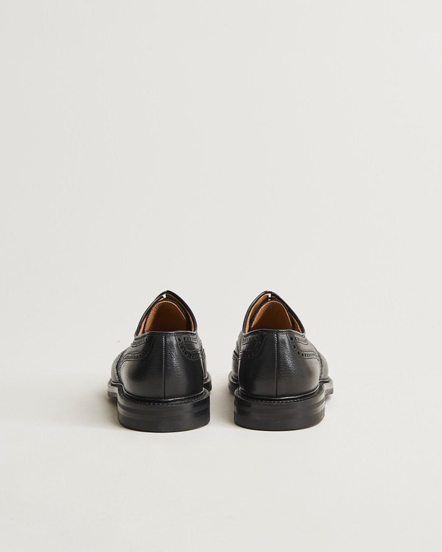 Men | Crockett & Jones Pembroke Milled Grain Dainite Black | Crockett & Jones | Pembroke Milled Grain Dainite Black