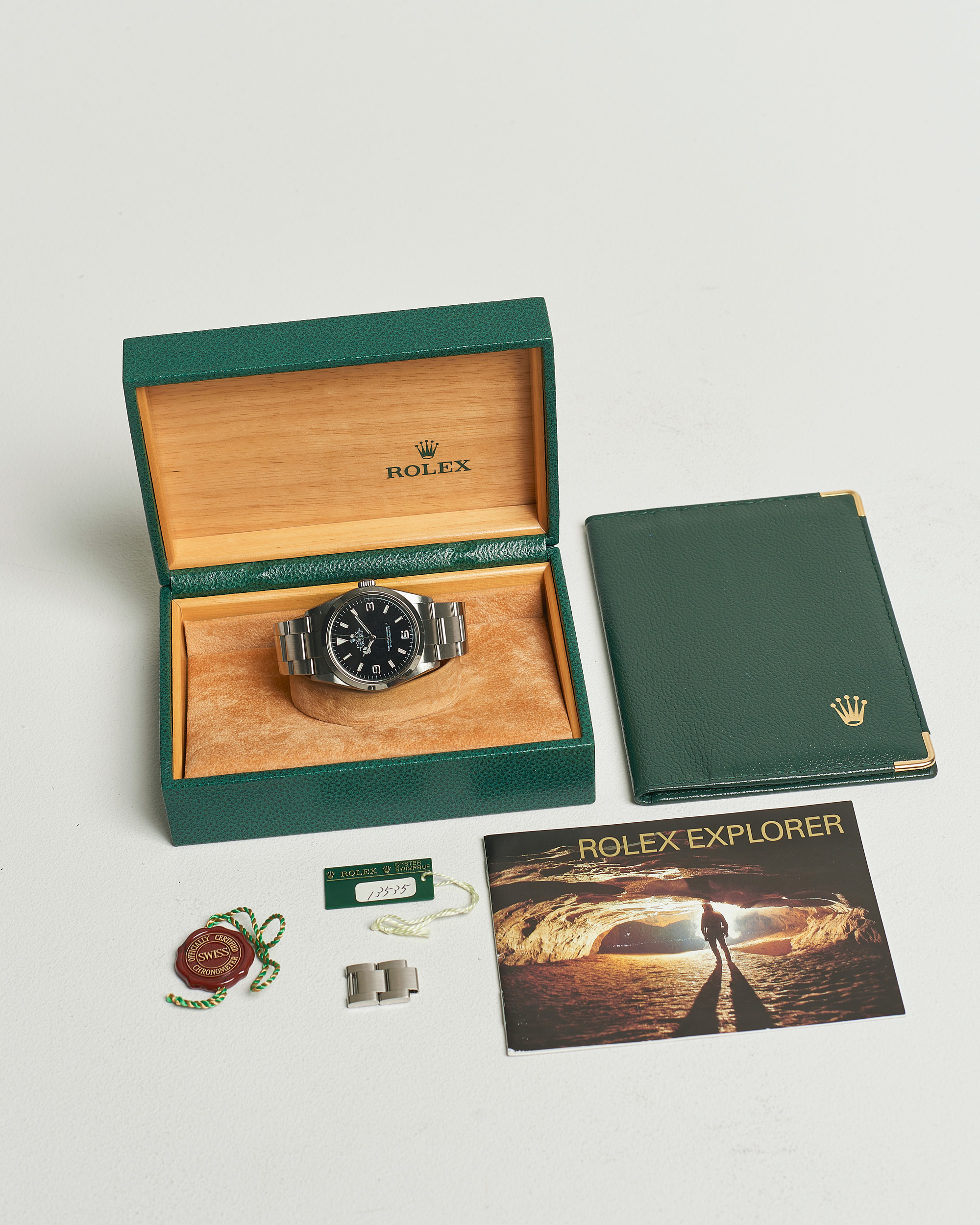 Men | Rolex Pre-Owned Explorer 114270 Silver | Rolex Pre-Owned | Explorer 114270 Silver