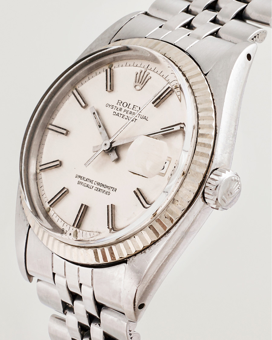Men | Rolex Pre-Owned Datejust 1601 Silver | Rolex Pre-Owned | Datejust 1601 Silver