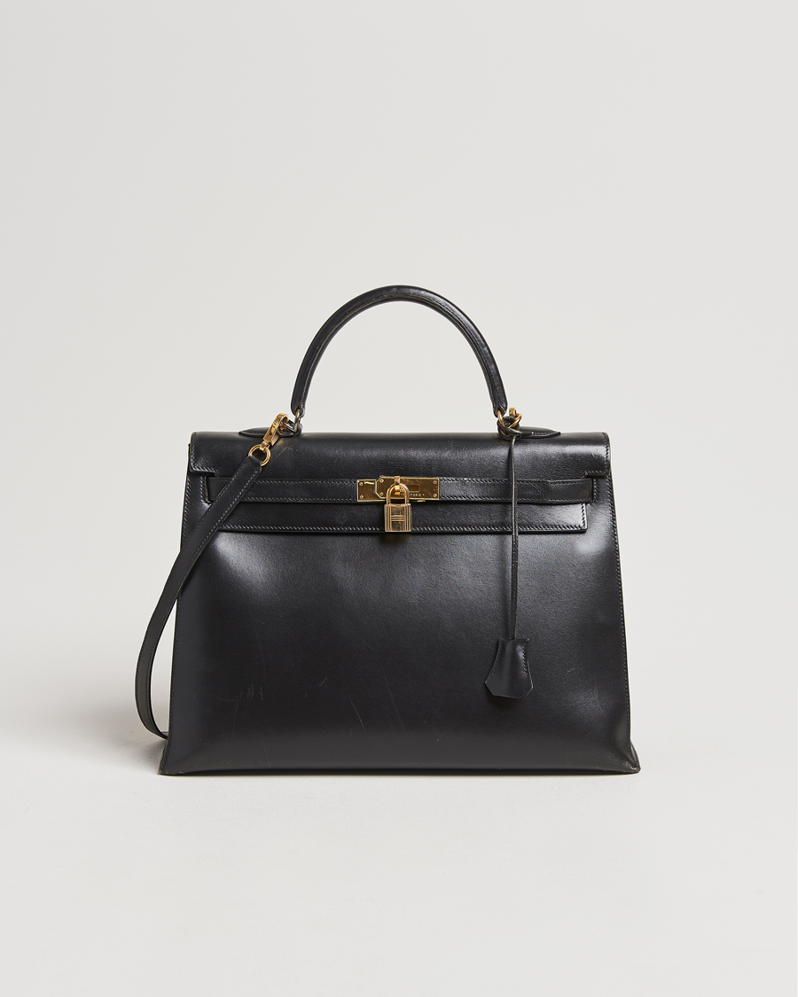 Men | Gifts for Her | Hermès Pre-Owned | Kelly 35 Handbag Black