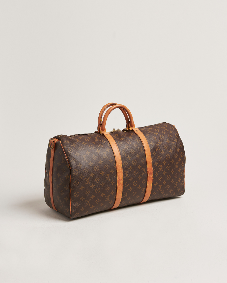 Men | Louis Vuitton Pre-Owned Keepall Bandoulière 50 Monogram | Louis Vuitton Pre-Owned | Keepall Bandoulière 50 Monogram