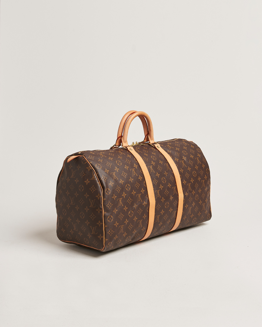Men | Pre-Owned & Vintage Bags | Louis Vuitton Pre-Owned | Keepall 50 Monogram