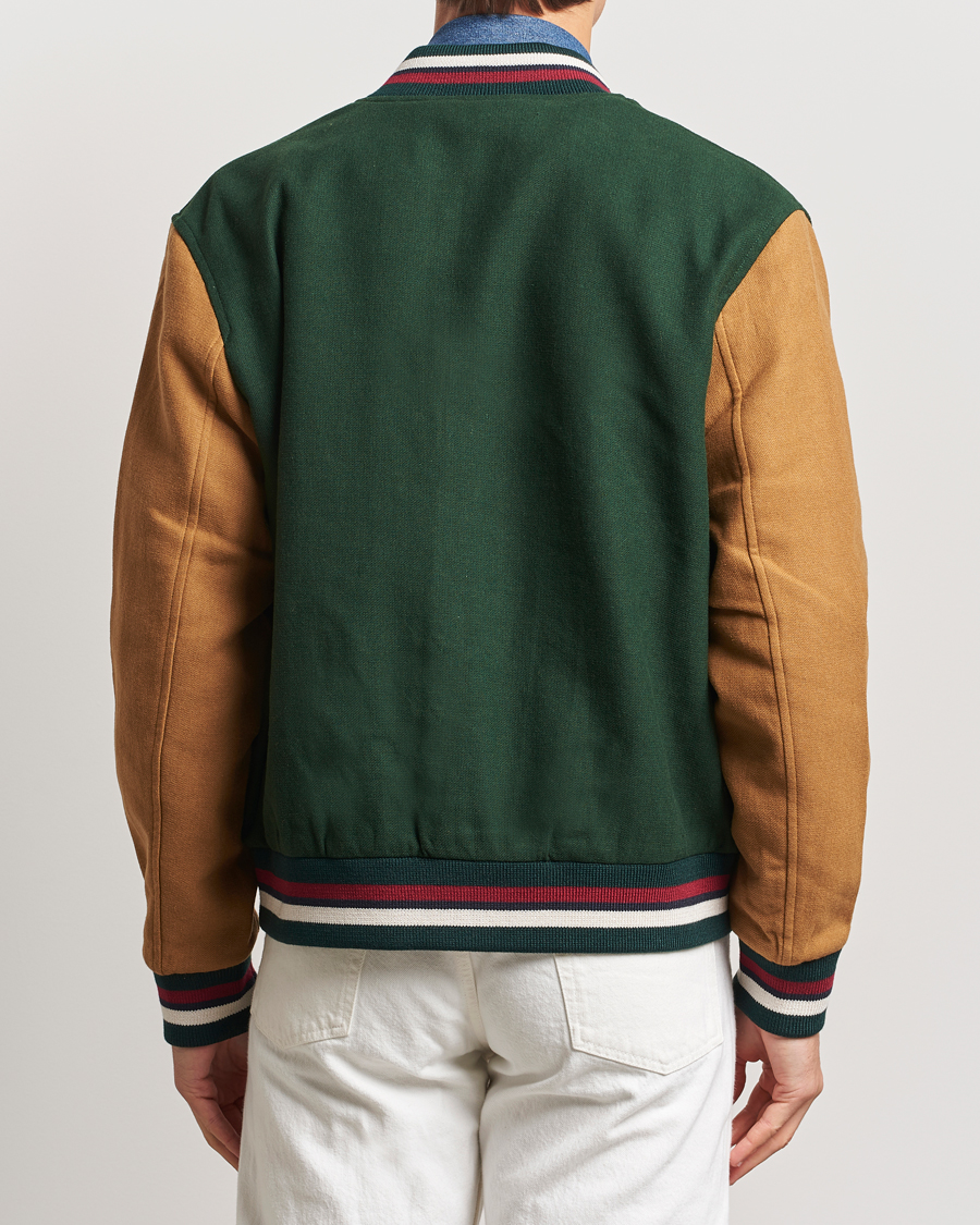 Men | Coats & Jackets | GANT | Wool Varisty Jacket Tartan Green
