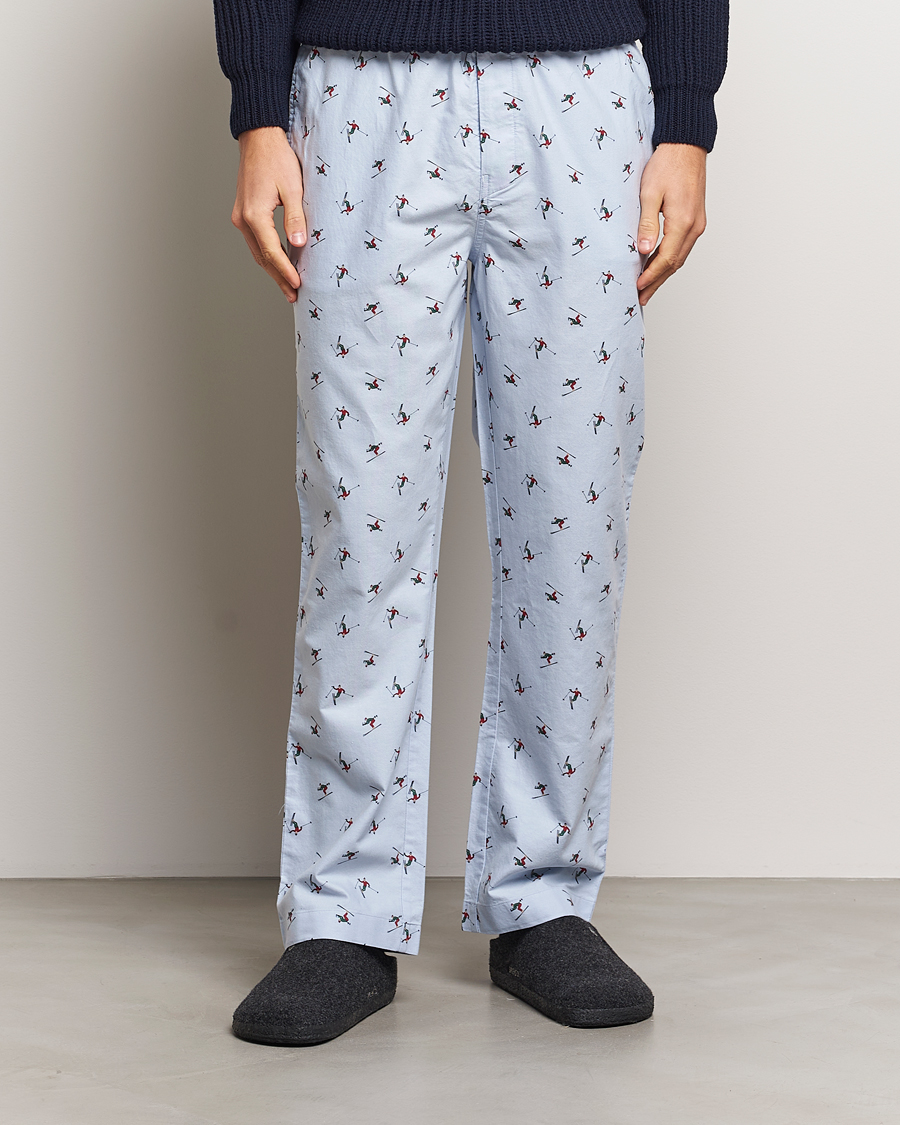 Men | GANT Printed Skier Pyjama Pants Light Blue | GANT | Printed Skier Pyjama Pants Light Blue