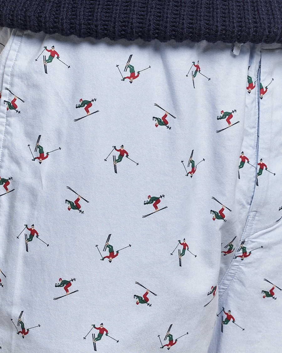 Men | GANT Printed Skier Pyjama Pants Light Blue | GANT | Printed Skier Pyjama Pants Light Blue
